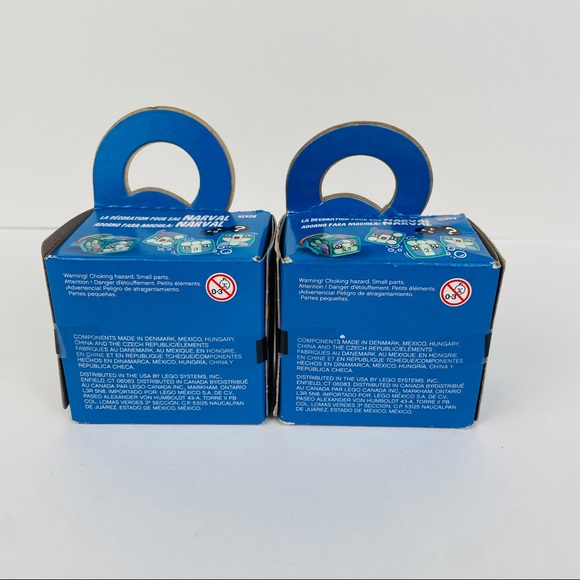 LEGO Bag Tag Narwhal DOTS (41928) Lot Of Two 85 Pieces Each - Picture 2 of 5